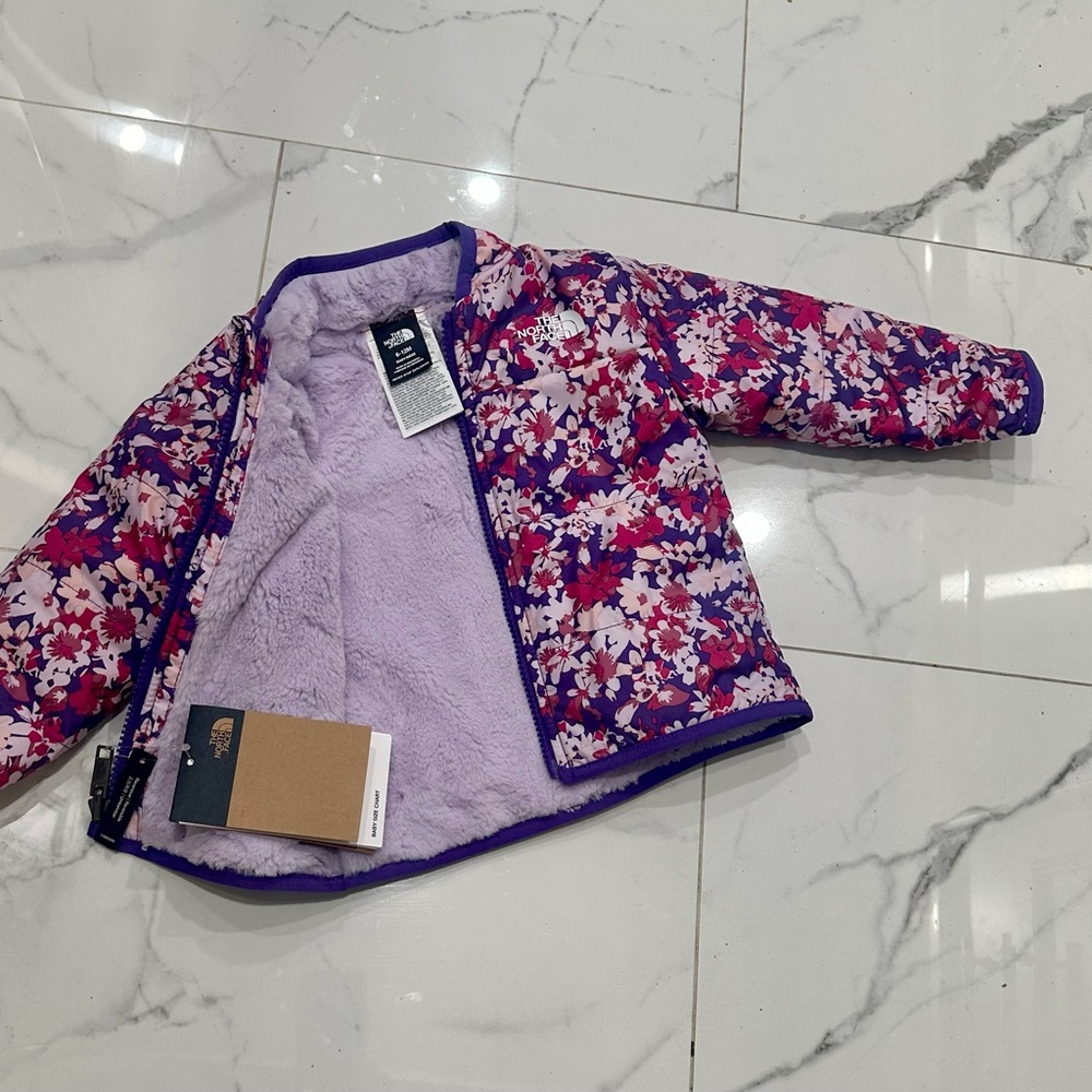 The North face baby jacket (reversible) 18 Months